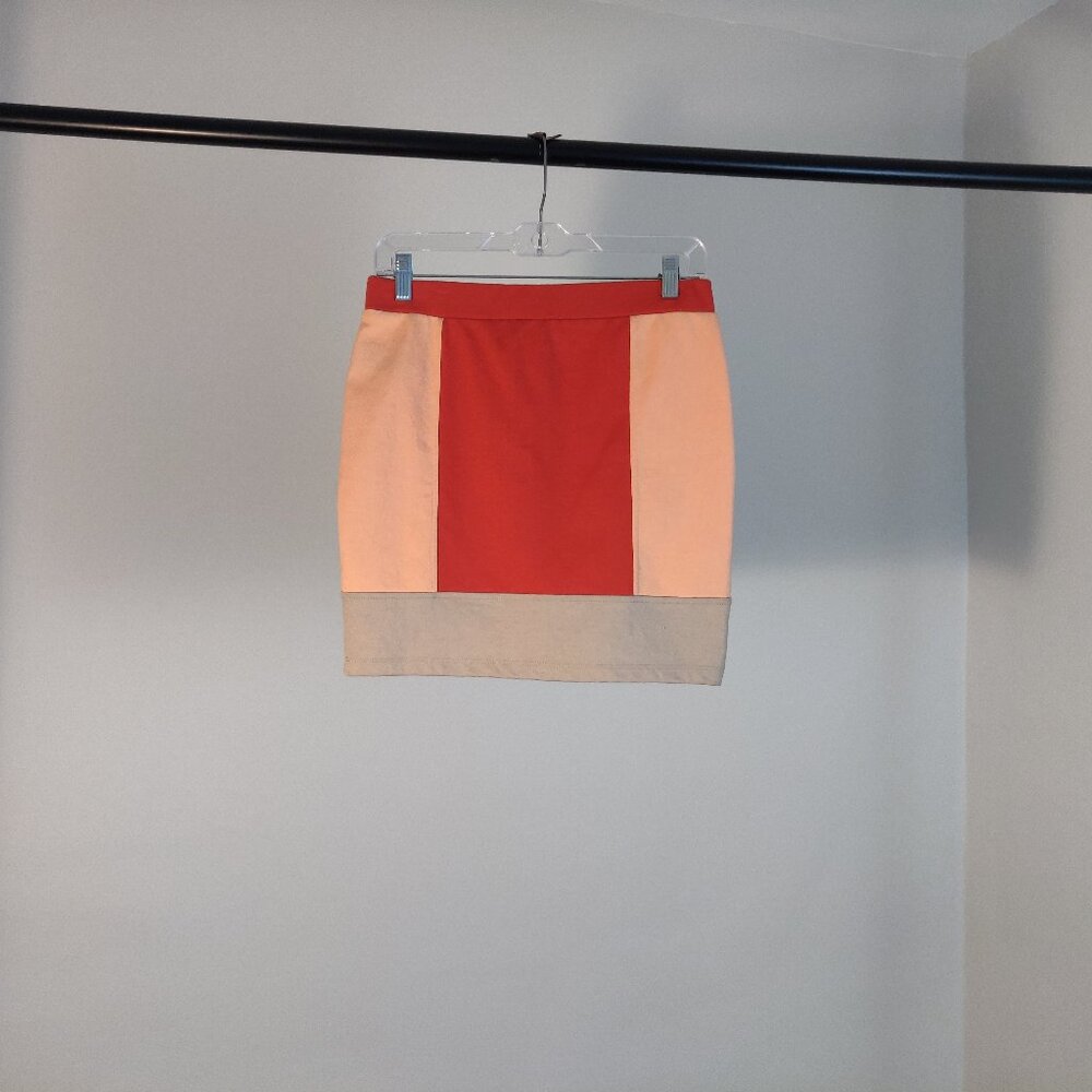 Forever 21 Colorblock Mini Skirt